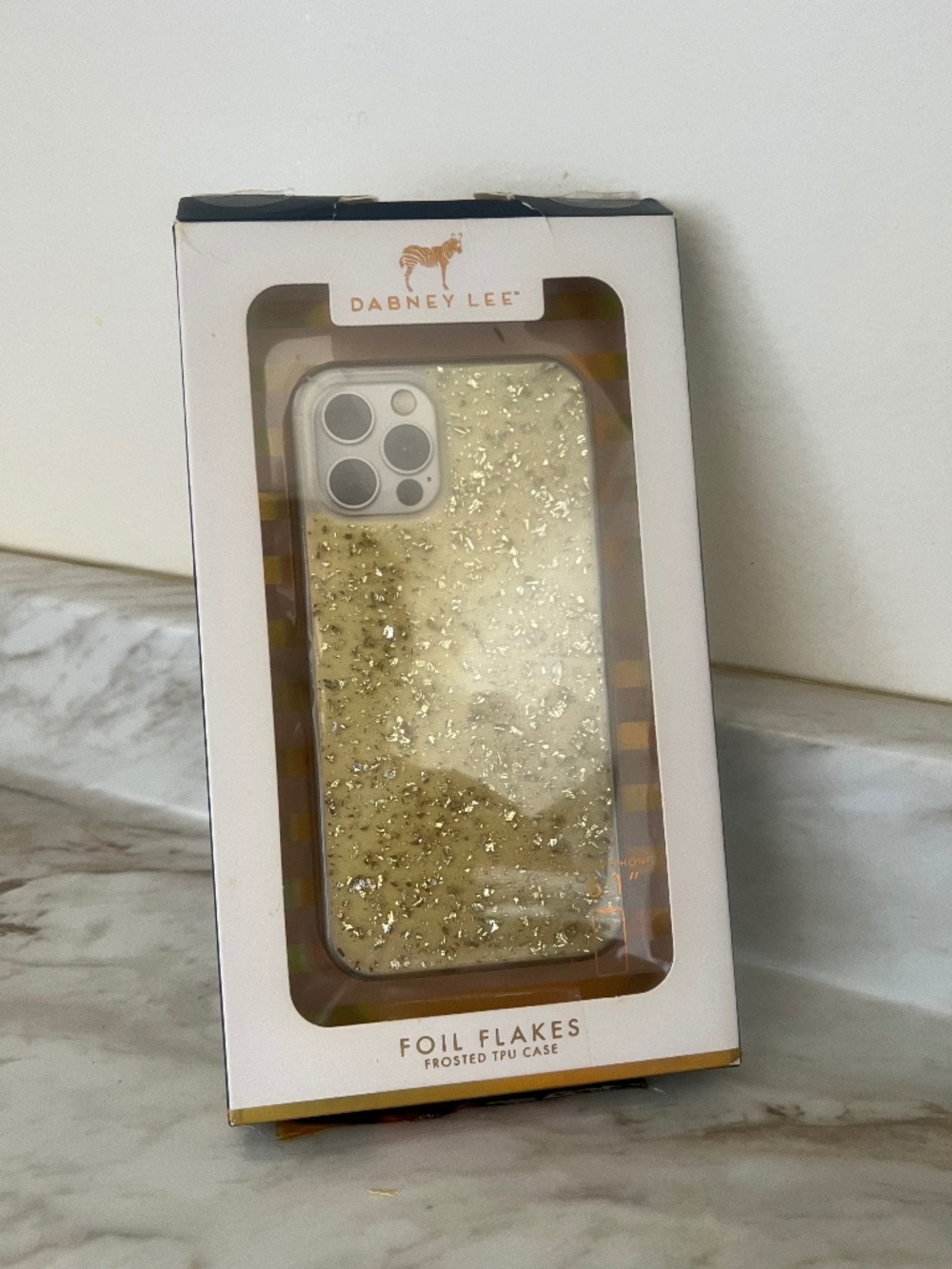🪞 NEW in box dabney lee apple iphone case sparkle clear
